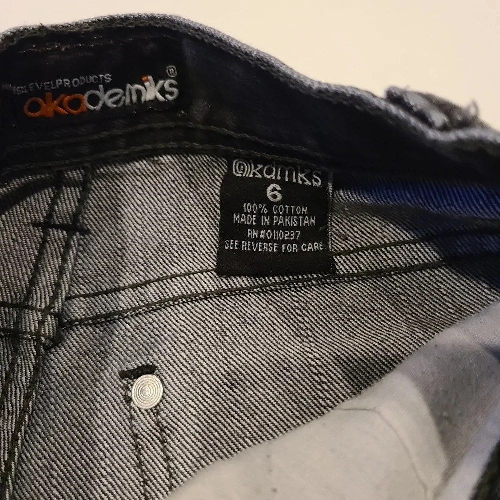Academiks black jeans boys size 6